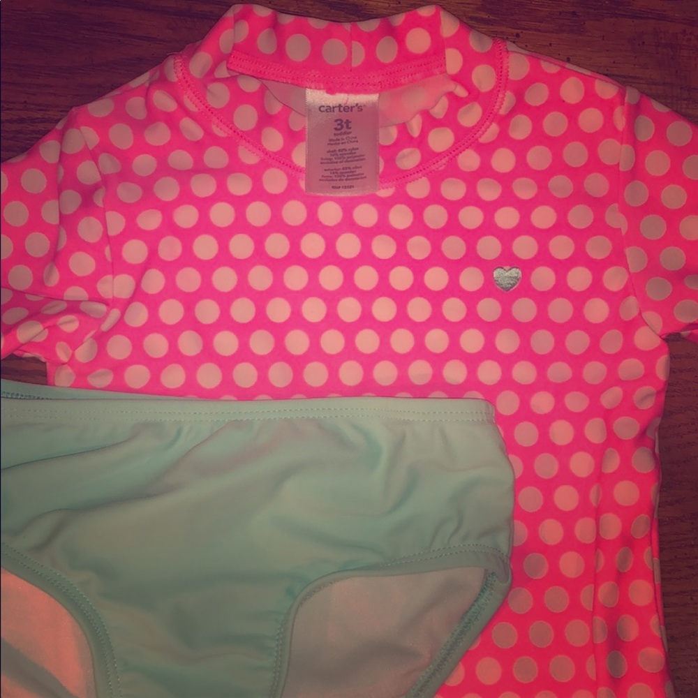 Carter’s two piece swim suit